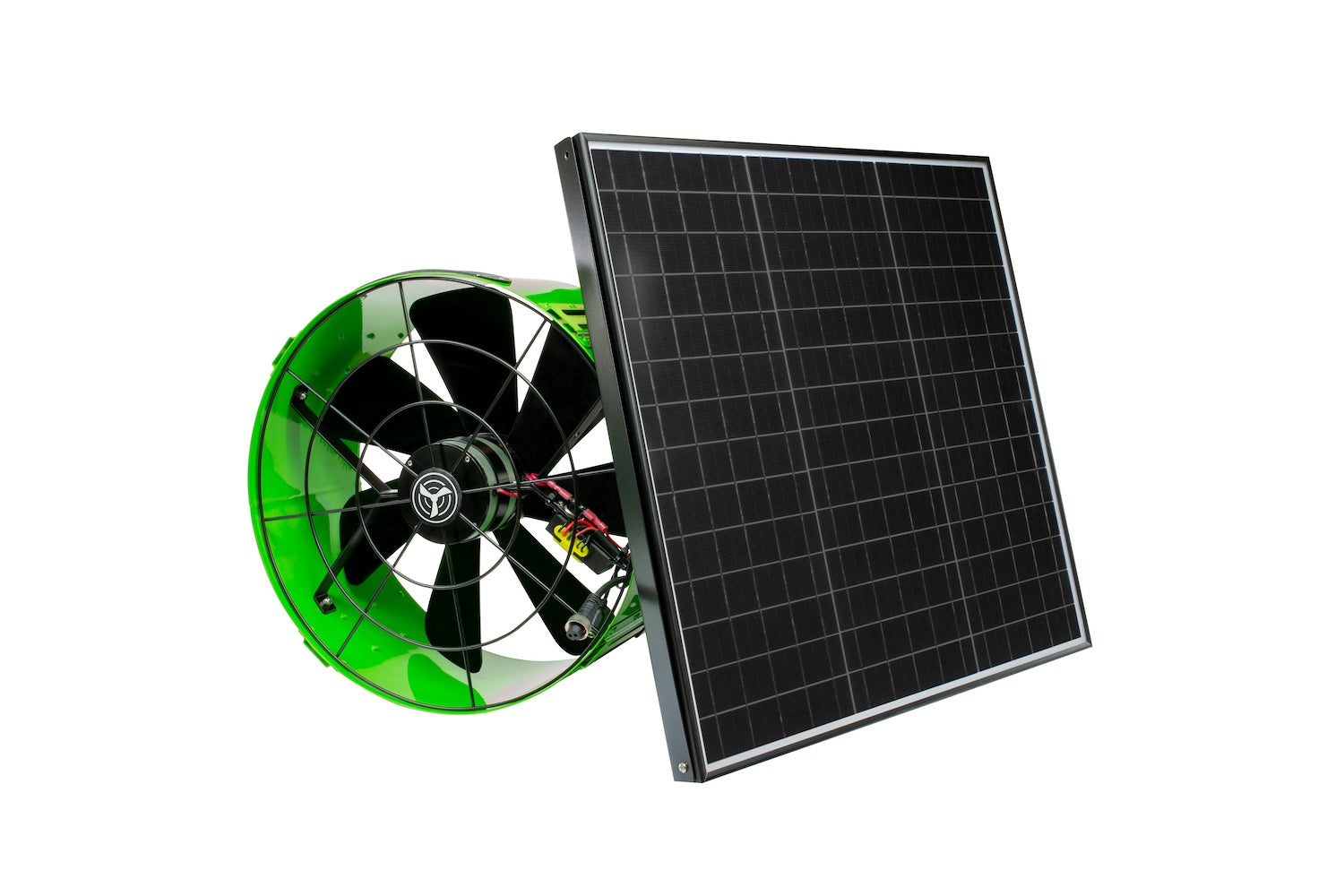 QuietCool 65 Watt Solar Attic Gable Fan with AC/DC Inverter for 24/7 Runtime