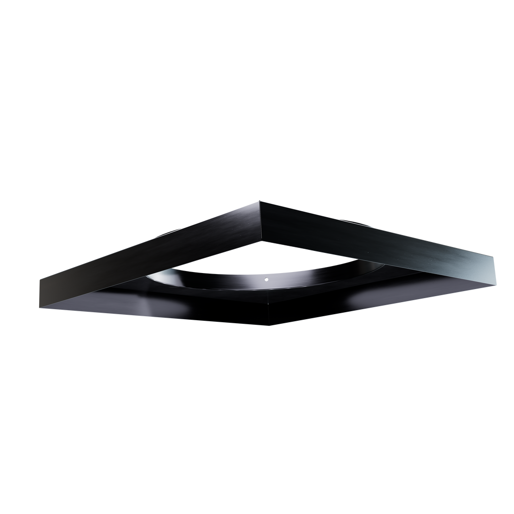 QuietCool Roof Mount Fan Curb Mount Adapter - For Roofs 1:12 Pitch to 3:12 Pitch - Compatible with AFR SMT, AFR PRO, and RM 2.0 Models