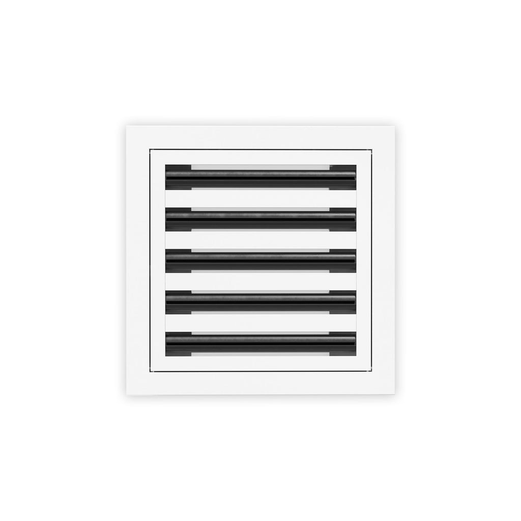 10 Inch - 5 Slot Linear Slot Diffusers - Modern AC Grilles - White