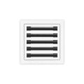 10 Inch - 5 Slot Linear Slot Diffusers - Modern AC Grilles - White