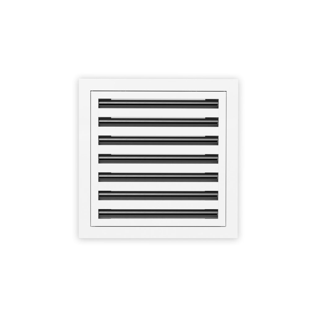 12 Inch - 7 Slot Linear Slot Diffusers - Modern AC Grilles - White