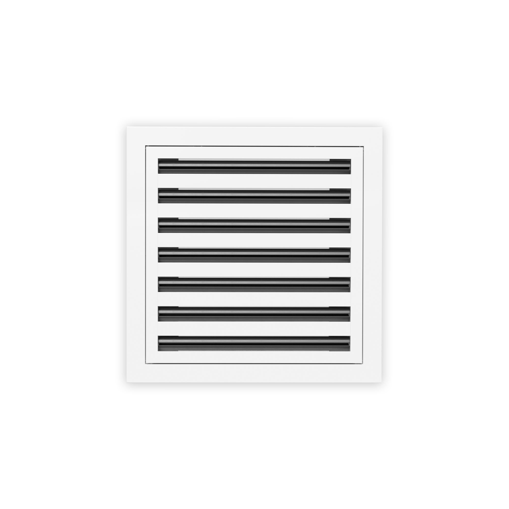 12 Inch - 7 Slot Linear Slot Diffusers - Modern AC Grilles - White