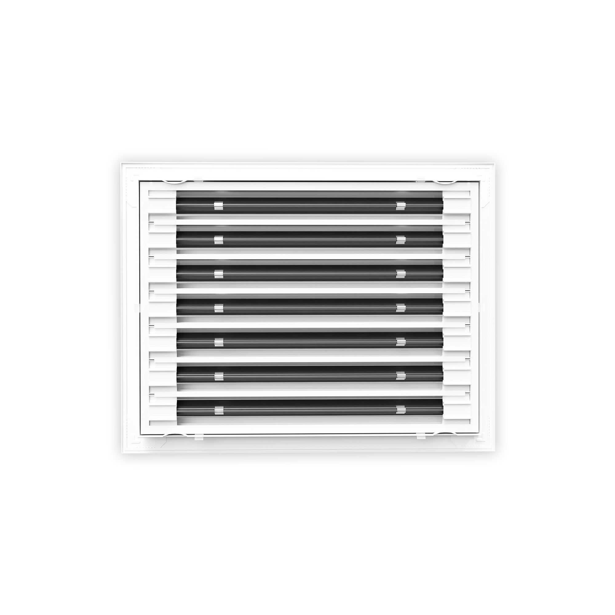 12 Inch - 7 Slot Linear Slot Diffusers - Modern AC Grilles - White