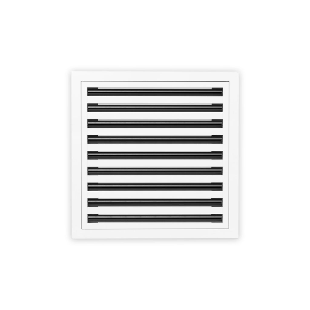16 Inch - 9 Slot Linear Slot Diffusers - Modern AC Grilles - White