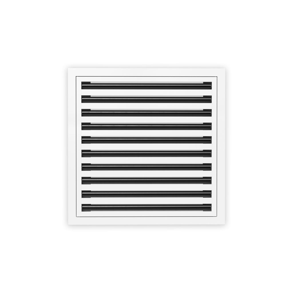 18 Inch - 10 Slot Linear Slot Diffusers - Modern AC Grilles - White