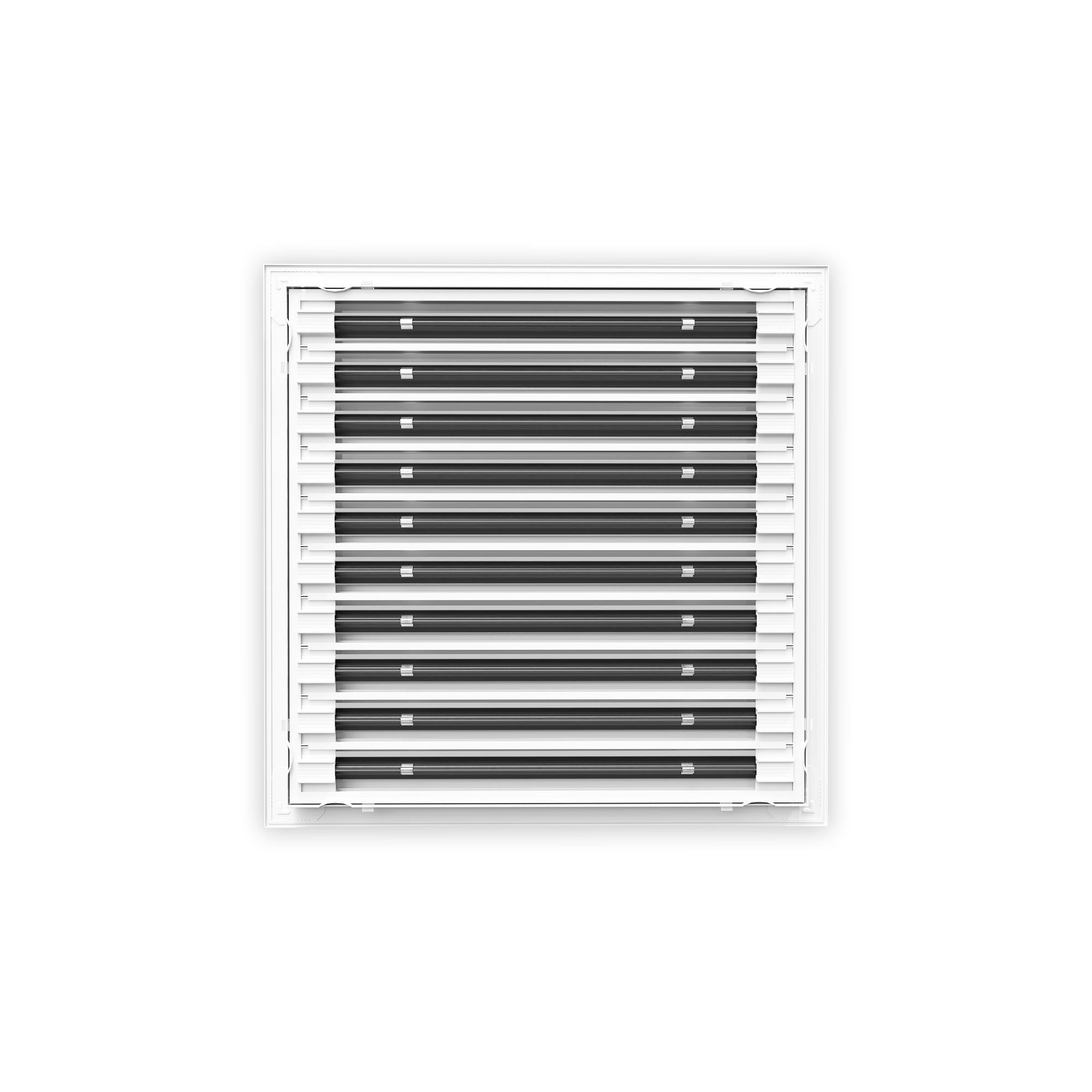 18 Inch - 10 Slot Linear Slot Diffusers - Modern AC Grilles - White