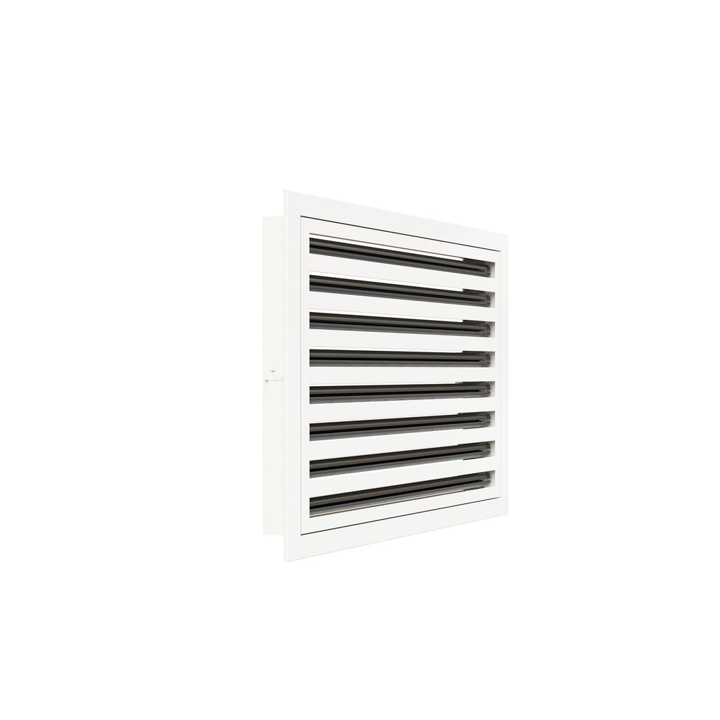 14 Inch - 8 Slot Linear Slot Diffusers - Modern AC Grilles - White
