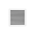 20 Inch - 12 Slot Linear Slot Diffusers - Modern AC Grilles - White