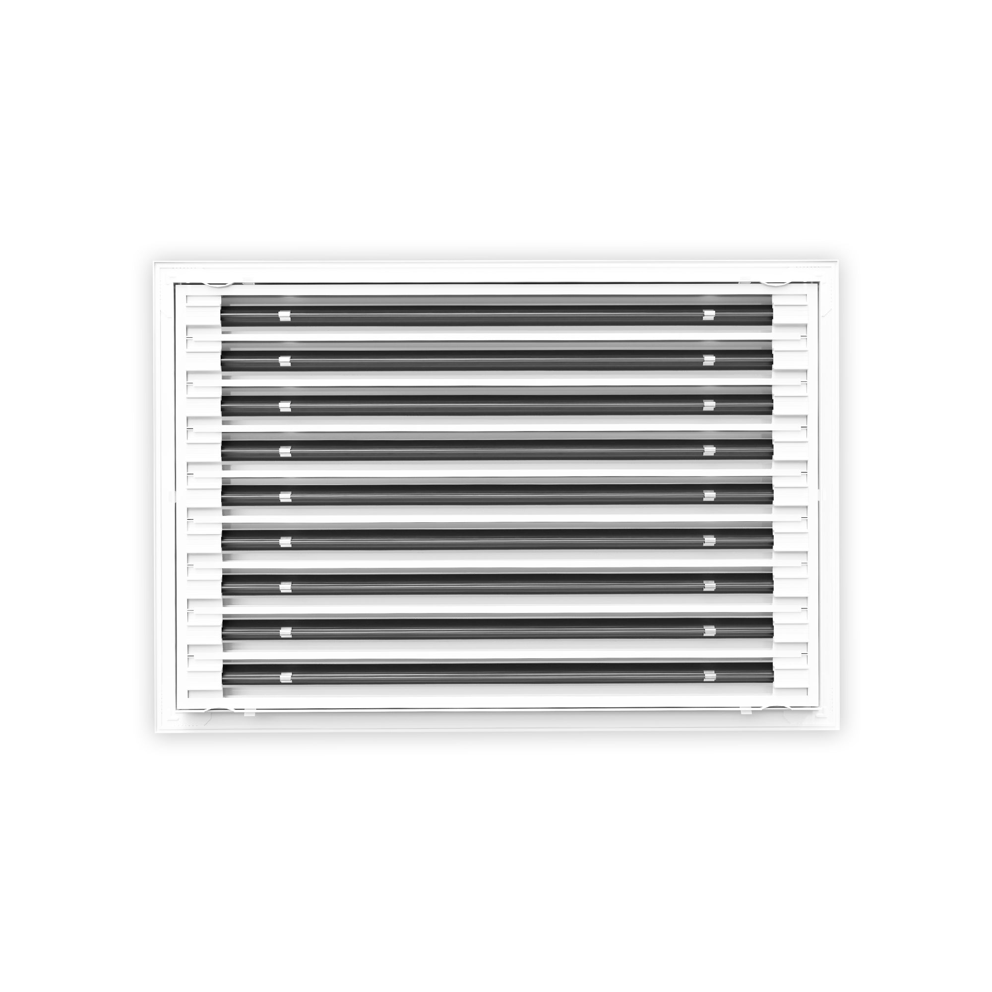 16 Inch - 9 Slot Linear Slot Diffusers - Modern AC Grilles - White