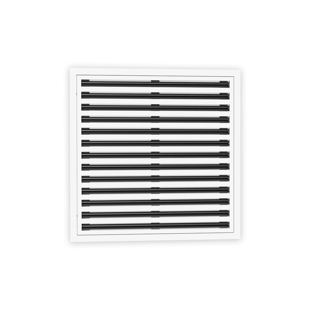 24 Inch - 13 Slot Linear Slot Diffusers - Modern AC Grilles - White