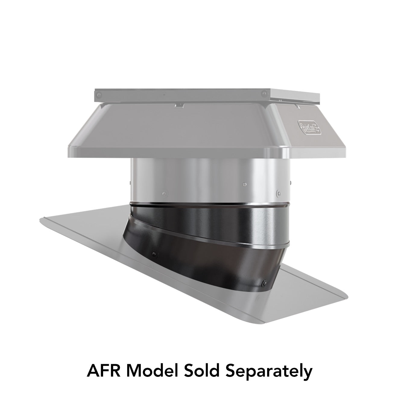 QuietCool Roof Mount Solar Attic Fan Slope Adapter - For Sloped Roofs 9:12 Pitch to 12:12 Pitch - Compatible with AFR SLR Models