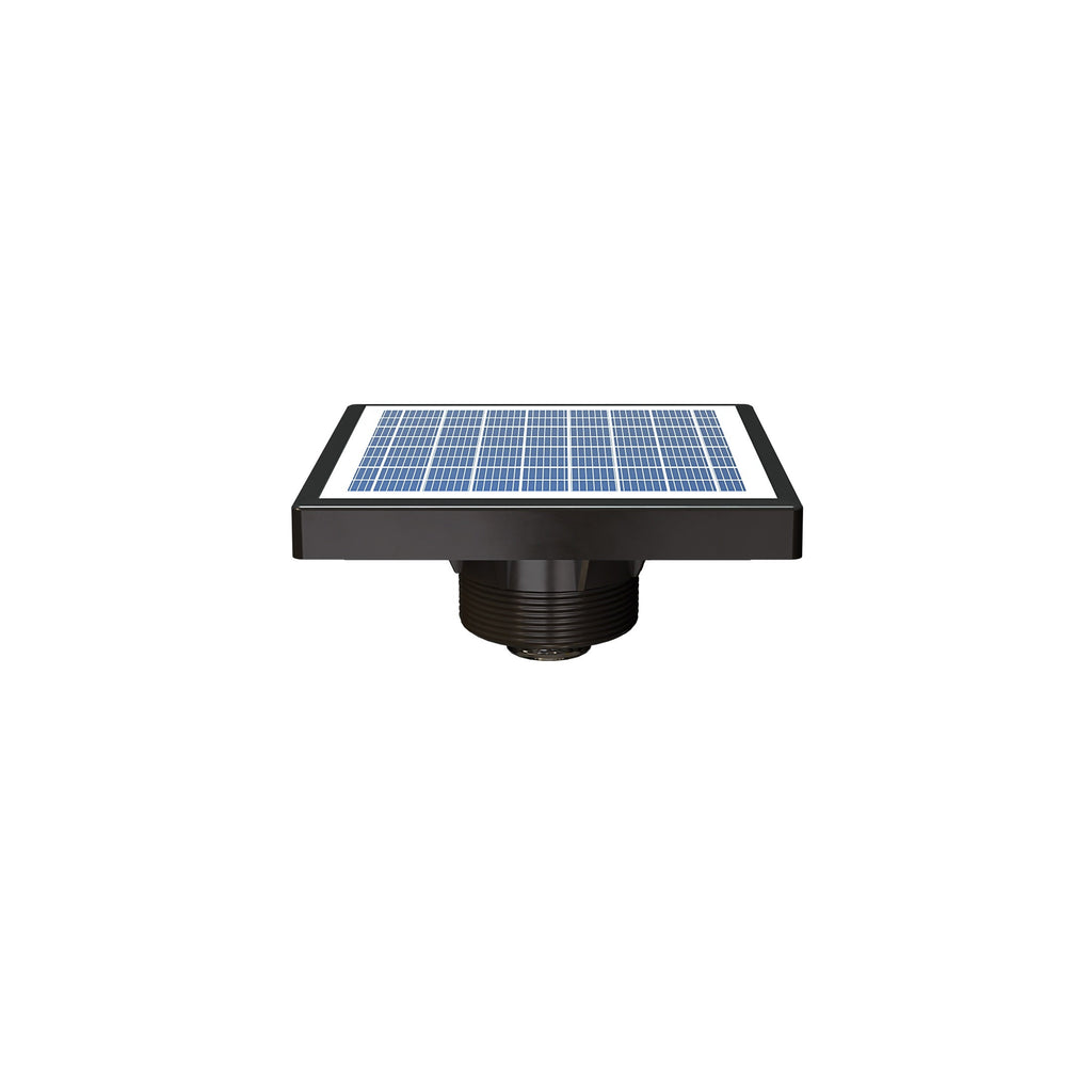 QuietCool Solar Utility Fan with Light - Solar Shed Fan