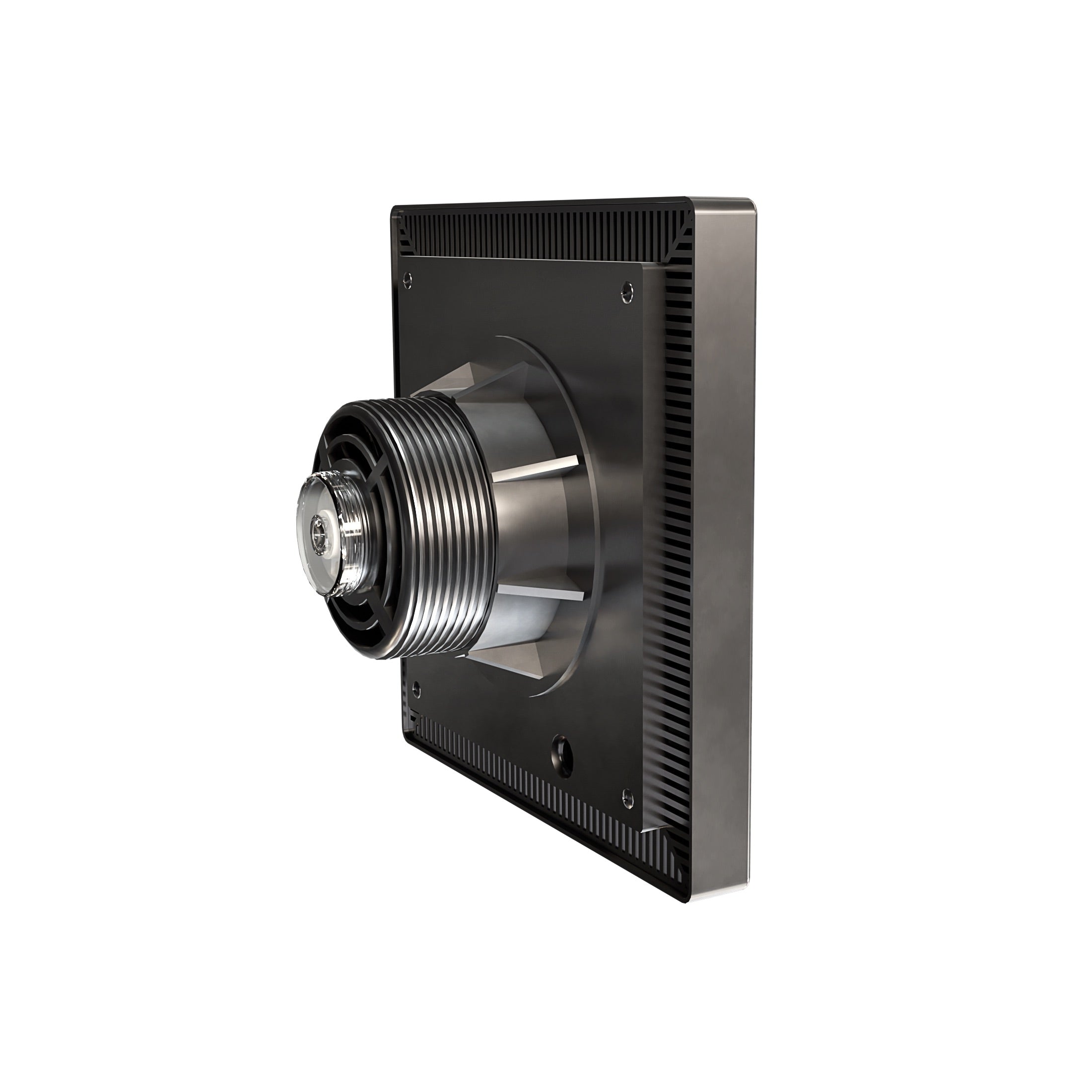 QuietCool Solar Utility Fan with Light - Solar Shed Fan
