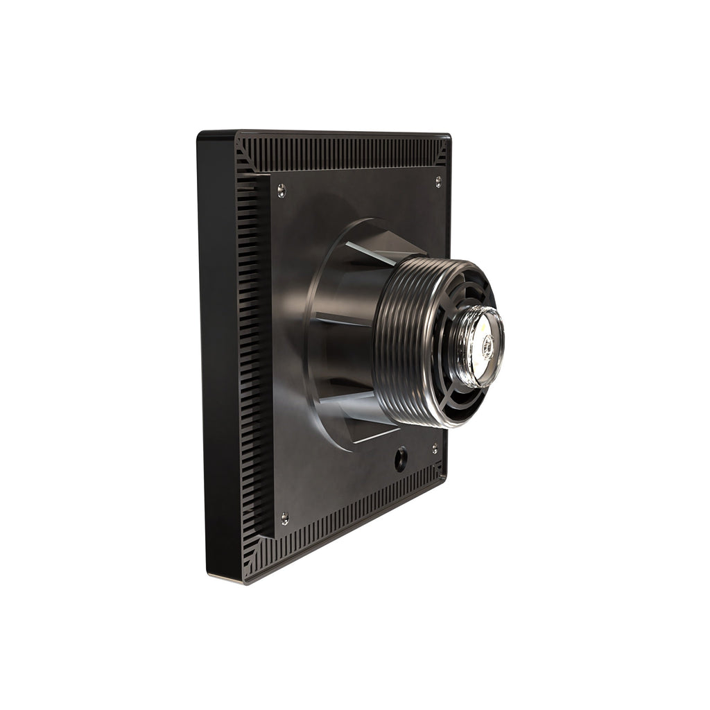 QuietCool Solar Utility Fan with Light - Solar Shed Fan