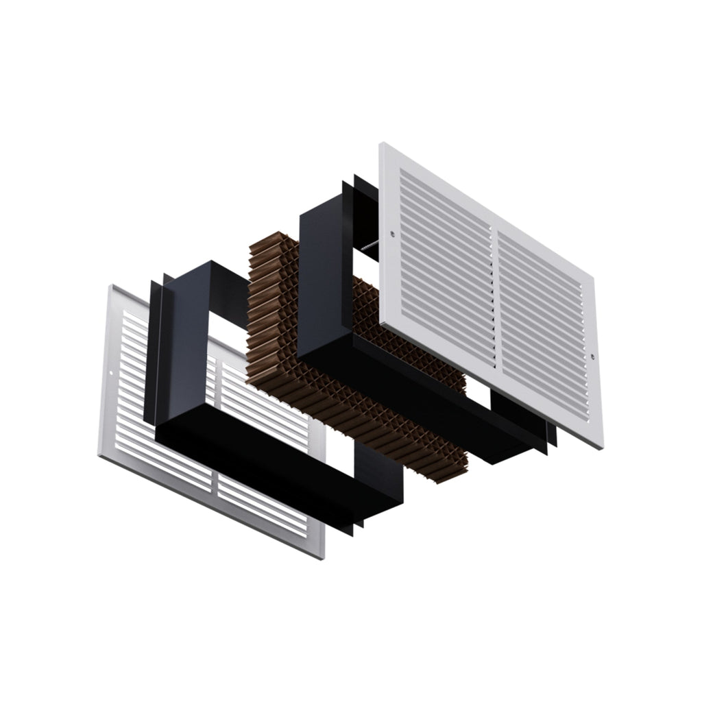 QuietCool Zone Air Pathway (ZAP) - 14" x 8" - Return Air Pathway - Standard Grille