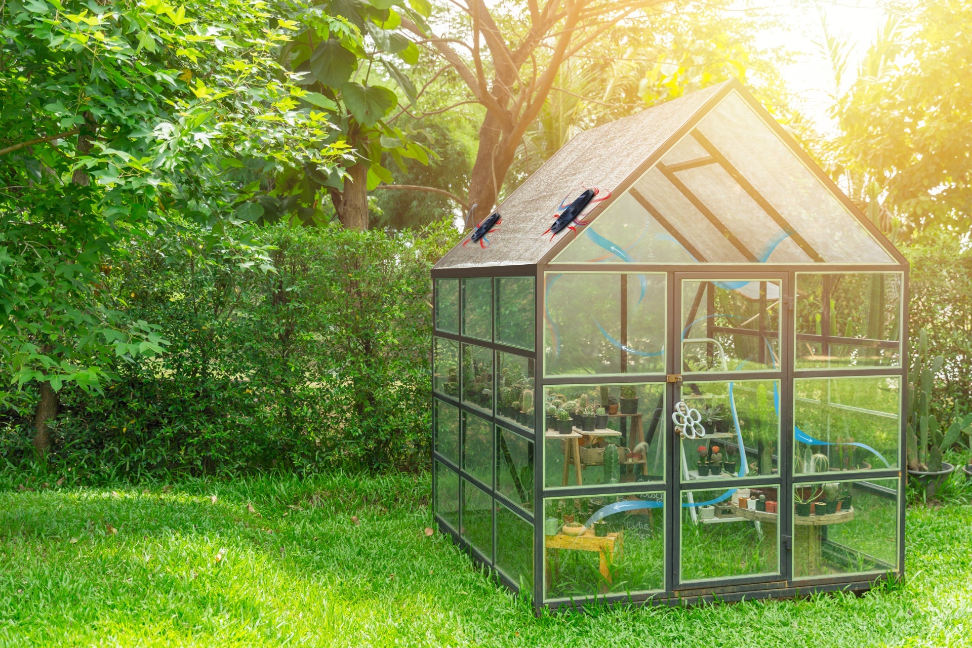 QuietCool Solar Utility Fan - Solar Shed Fan